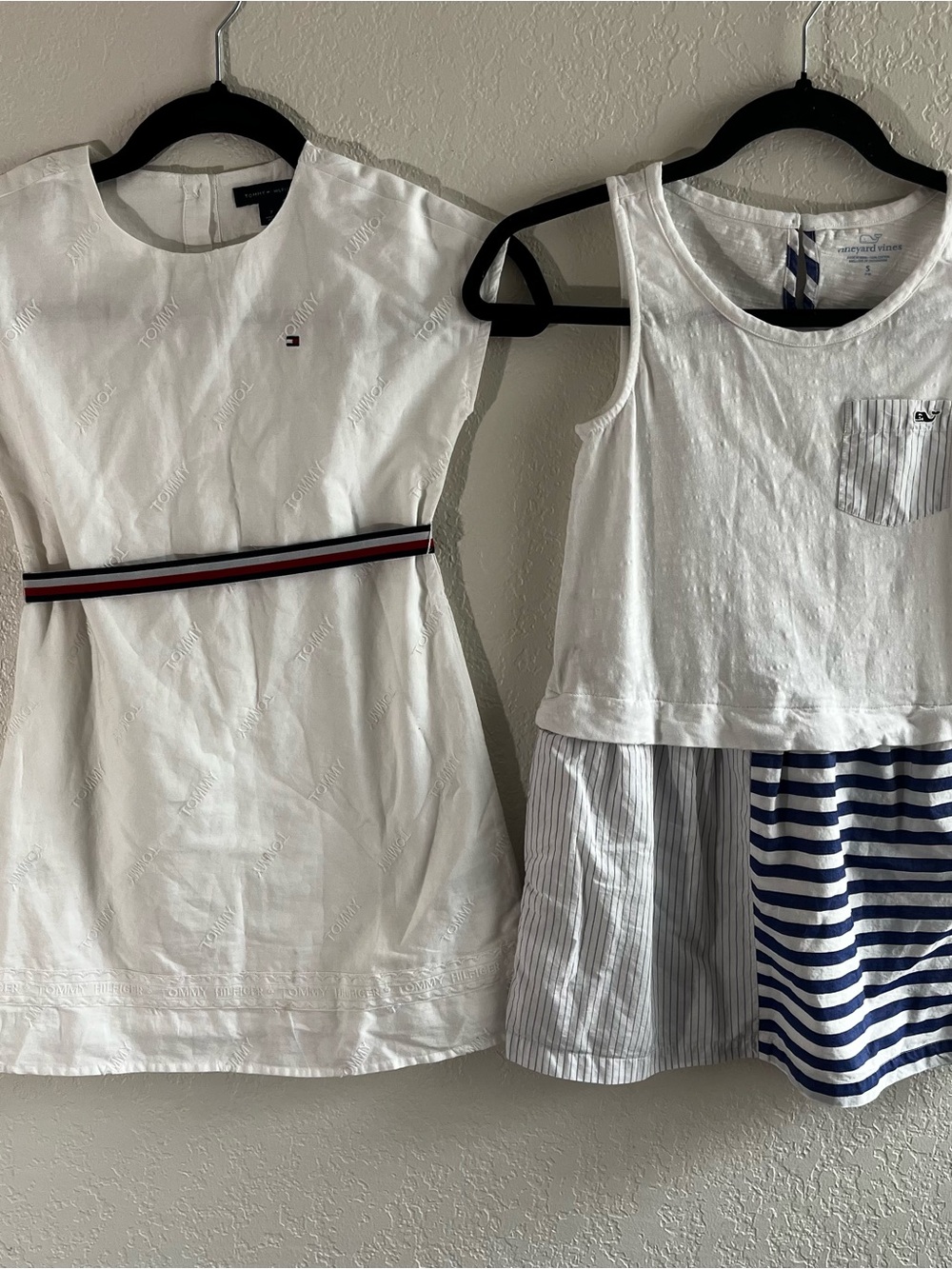 Patriotic Memorial Day Tommy Hilfiger Vinyard Vines Dresses Girls sz 7